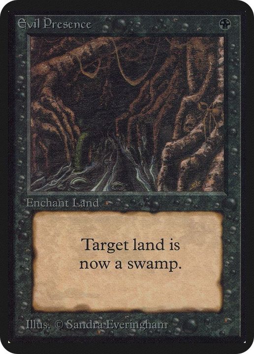 Evil Presence in the group Magic the Gathering / Types / Colors / Black at Proxyprinters.com (2000)