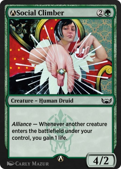 A-Social Climber in the group Magic the Gathering / Types / Creatures / Human at Proxyprinters.com (20004)