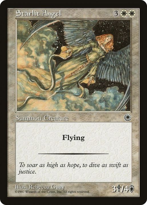 Starlit Angel in the group Magic the Gathering / Types / Colors / White at Proxyprinters.com (20007)