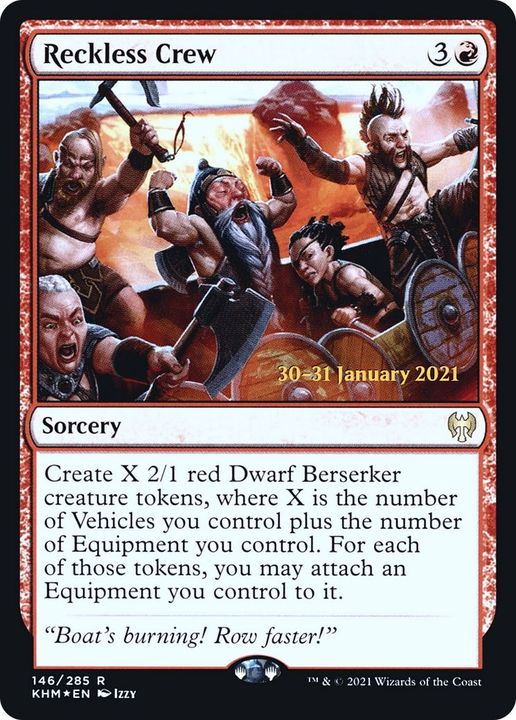 Reckless Crew in the group Magic the Gathering / Types / Colors / Red at Proxyprinters.com (20016)