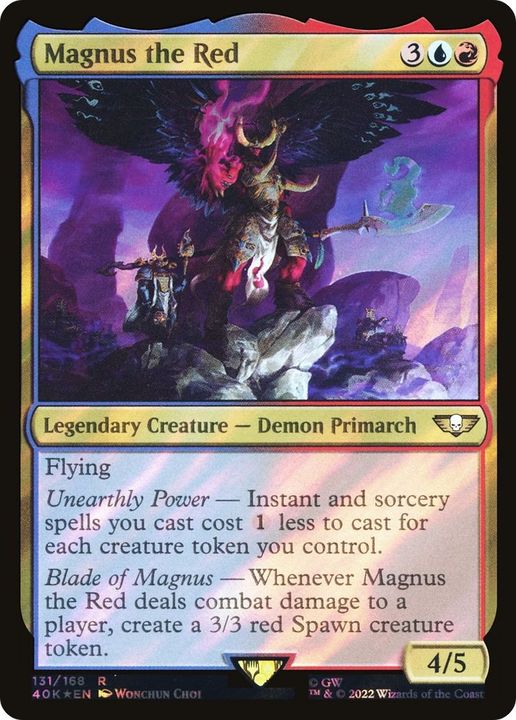 Magnus the Red in the group Magic the Gathering / Types / Colors / Multicolors / R, U at Proxyprinters.com (20038)