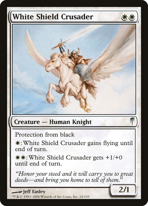 White Shield Crusader in the group Magic the Gathering / Types / Creatures / Human at Proxyprinters.com (20048)