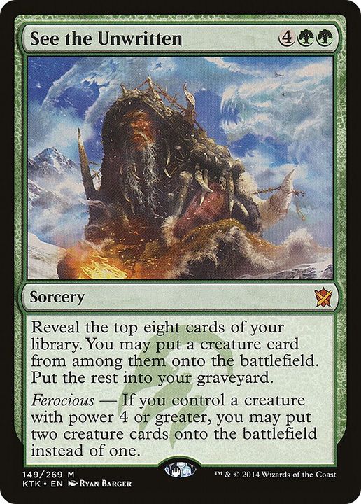 See the Unwritten in the group Magic the Gathering / Types / Colors / Green at Proxyprinters.com (20057)