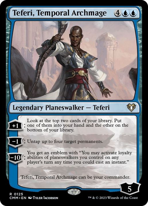 Teferi, Temporal Archmage in the group Magic the Gathering / Sets / Commander Masters at Proxyprinters.com (20064)