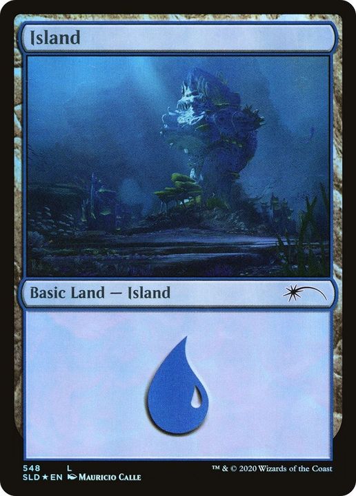 Island in the group Magic the Gathering / Sets / Secret Lair / Secret Lair Drop at Proxyprinters.com (2021)