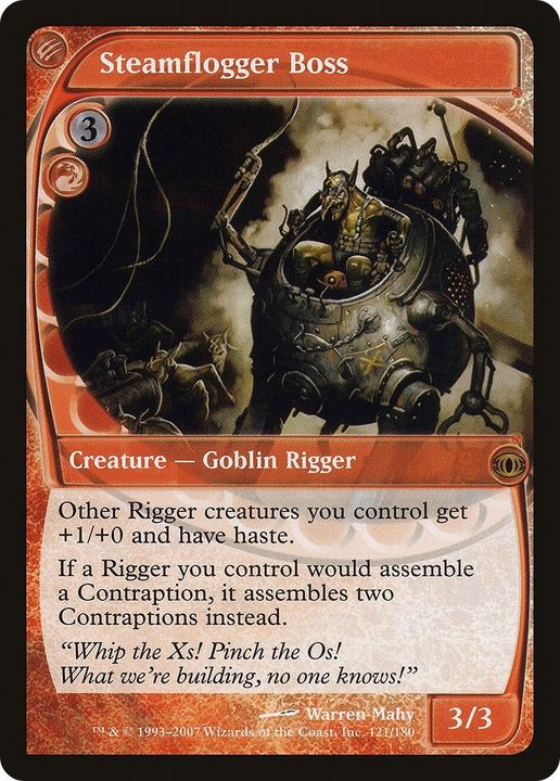 Steamflogger Boss in the group Magic the Gathering / Types / Creatures / Goblin at Proxyprinters.com (203)