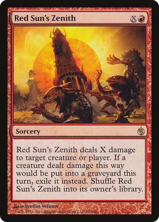 Red Sun's Zenith in the group Magic the Gathering / Types / Colors / Red at Proxyprinters.com (20306)