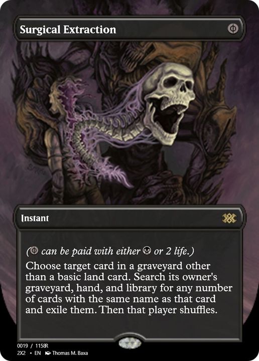 Surgical Extraction in the group Magic the Gathering / Types / Colors / Black at Proxyprinters.com (2034)