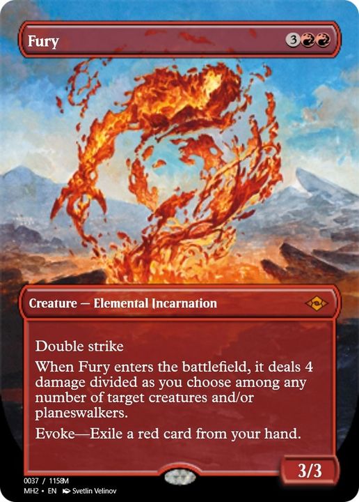 Fury in the group Magic the Gathering / Types / Colors / Red at Proxyprinters.com (20370)