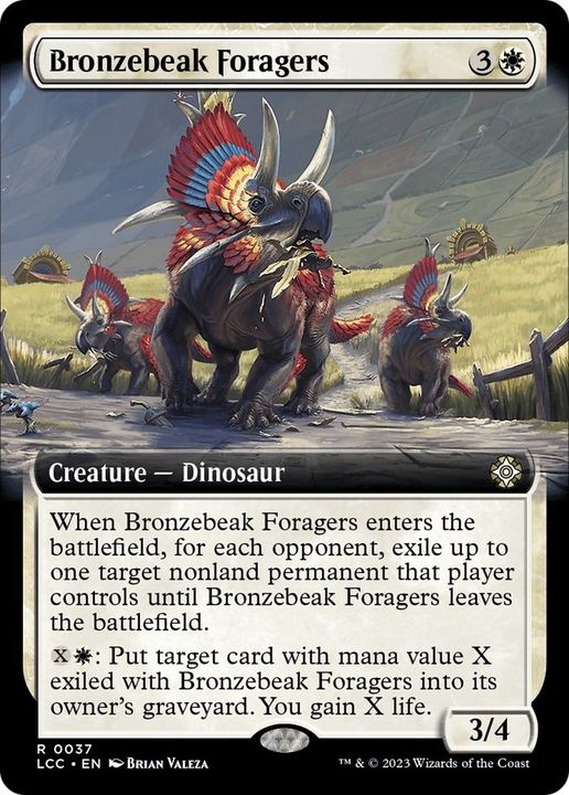 Bronzebeak Foragers in the group Magic the Gathering / Types / Colors / White at Proxyprinters.com (20377)