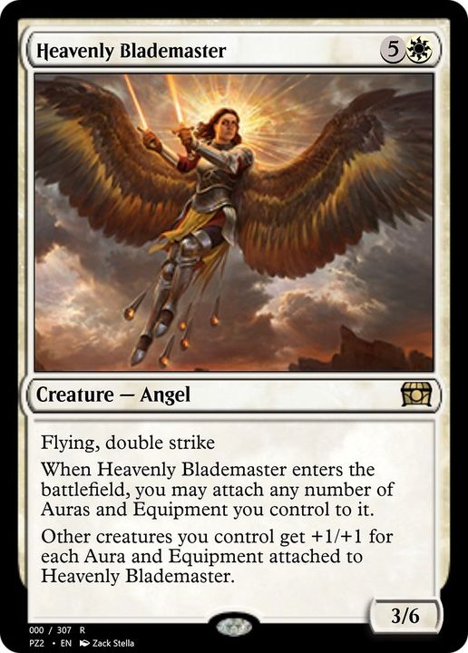 Heavenly Blademaster in the group Magic the Gathering / Types / Colors / White at Proxyprinters.com (20387)