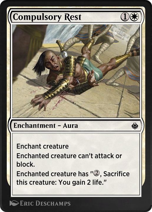 Compulsory Rest in the group Magic the Gathering / Sets / Amonkhet Remastered at Proxyprinters.com (20398)