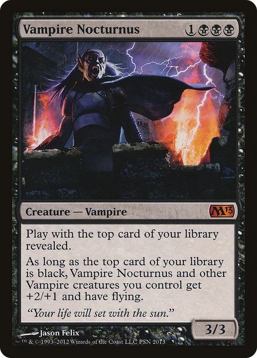 Vampire Nocturnus in the group Magic the Gathering / Types / Colors / Black at Proxyprinters.com (20409)