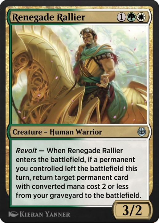 Renegade Rallier in the group Magic the Gathering / Sets / Kaladesh Remastered at Proxyprinters.com (20415)