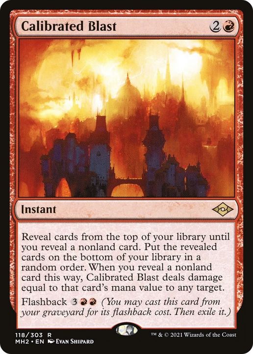 Calibrated Blast in the group Magic the Gathering / Types / Colors / Red at Proxyprinters.com (20423)