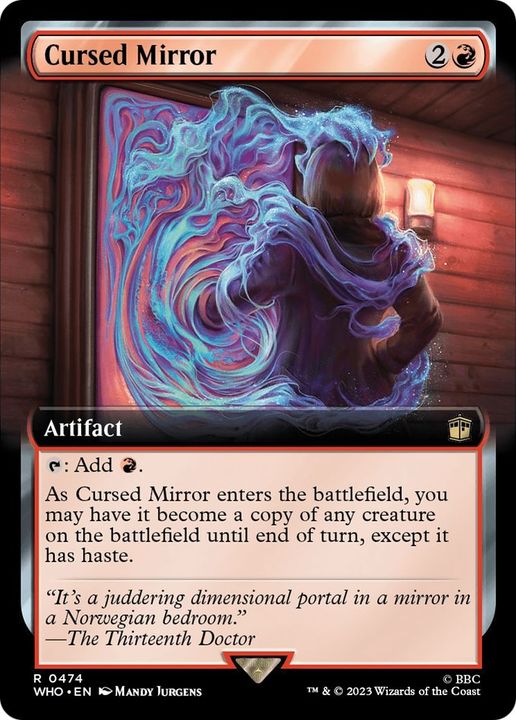 Cursed Mirror in the group Magic the Gathering / Sets / Doctor Who at Proxyprinters.com (20437)