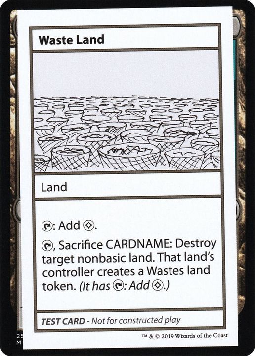 Waste Land in the group Magic the Gathering / Types / Colors / Colorless at Proxyprinters.com (20440)