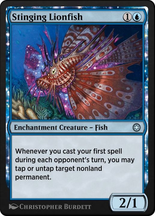 Stinging Lionfish in the group Magic the Gathering / Types / Colors / Blue at Proxyprinters.com (20444)