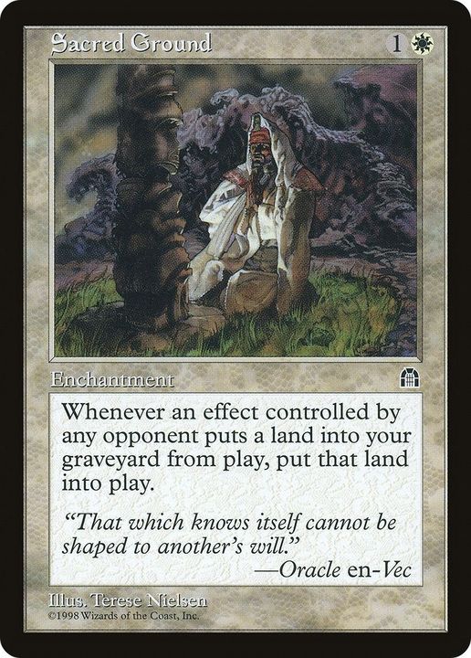 Sacred Ground in the group Magic the Gathering / Types / Enchantment / Enchantment at Proxyprinters.com (20453)