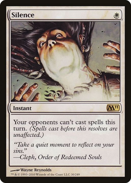 Silence in the group Magic the Gathering / Types / Colors / White at Proxyprinters.com (20465)