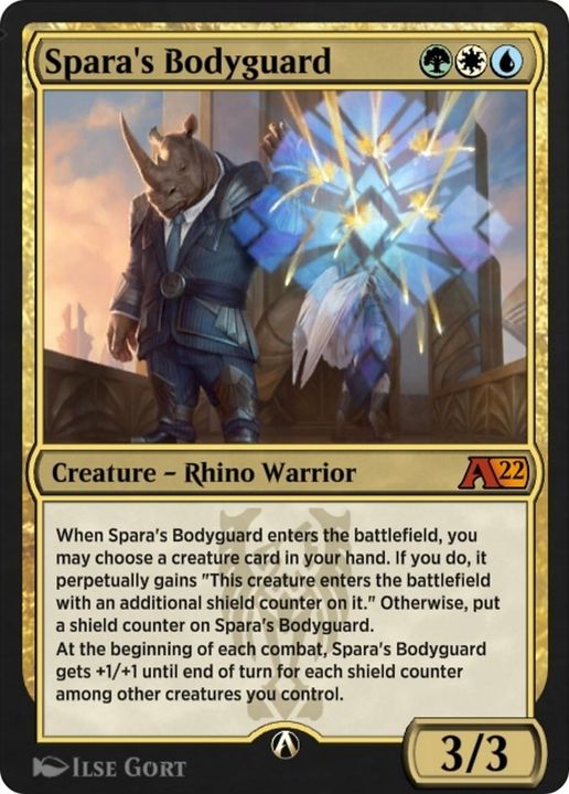 Spara's Bodyguard in the group Magic the Gathering / Types / Creatures / Warrior at Proxyprinters.com (20531)