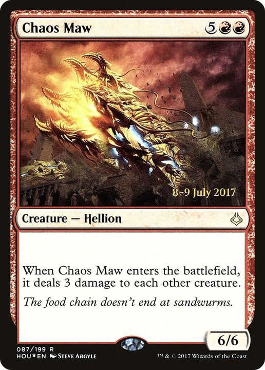 Chaos Maw in the group Magic the Gathering / Types / Colors / Red at Proxyprinters.com (20533)