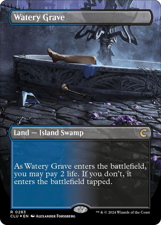 Watery Grave in the group Magic the Gathering / Types / Land / Swamp at Proxyprinters.com (2055)