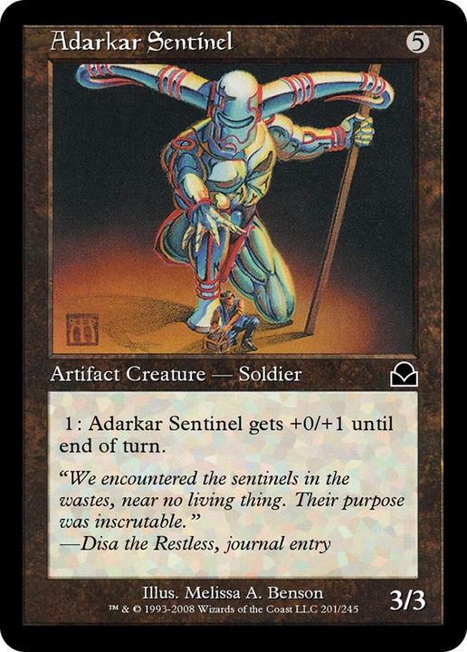 Adarkar Sentinel in the group Magic the Gathering / Sets / Mercadian Masques at Proxyprinters.com (20574)