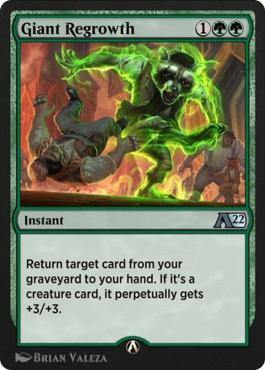 Giant Regrowth in the group Magic the Gathering / Types / Colors / Green at Proxyprinters.com (2059)