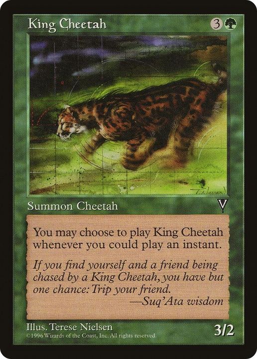 King Cheetah in the group Magic the Gathering / Sets / Visions at Proxyprinters.com (20596)