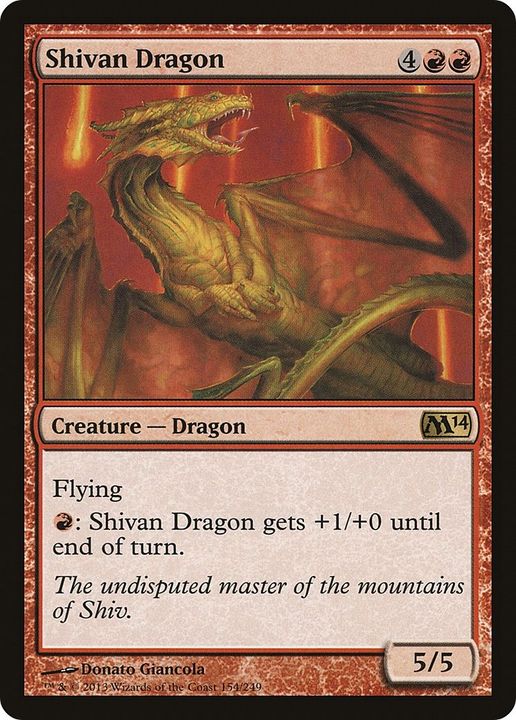 Shivan Dragon in the group Magic the Gathering / Sets / Magic 2015 at Proxyprinters.com (20598)