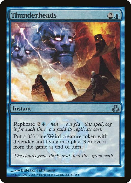 Thunderheads in the group Magic the Gathering / Types / Colors / Blue at Proxyprinters.com (20604)