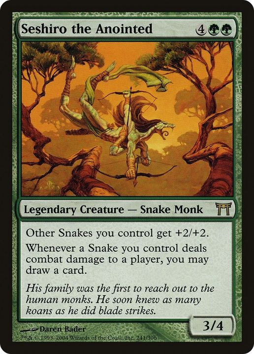 Seshiro the Anointed in the group Magic the Gathering / Types / Colors / Green at Proxyprinters.com (20618)