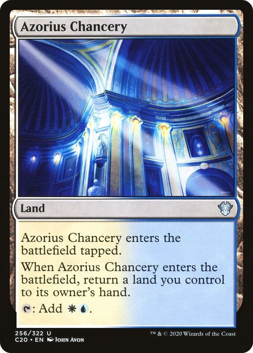 Azorius Chancery in the group Magic the Gathering / Sets / Commander 2020 at Proxyprinters.com (20627)