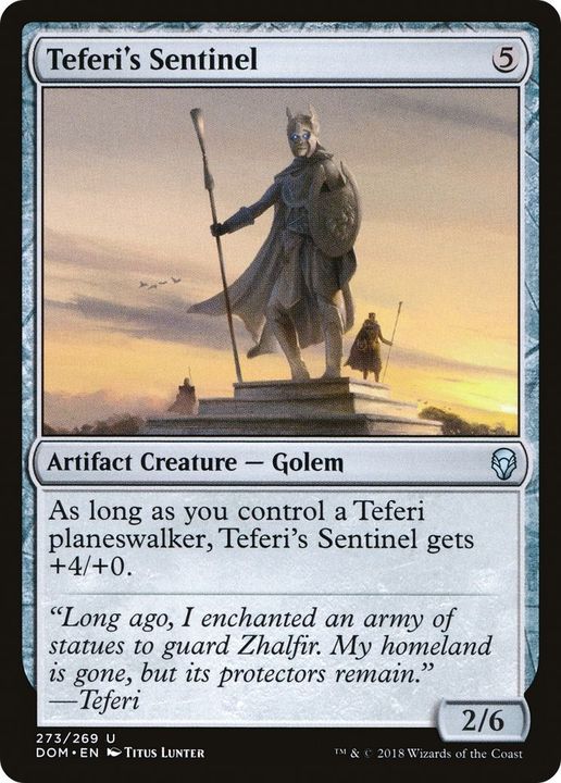 Teferi's Sentinel in the group Magic the Gathering / Types / Colors / Colorless at Proxyprinters.com (2064)