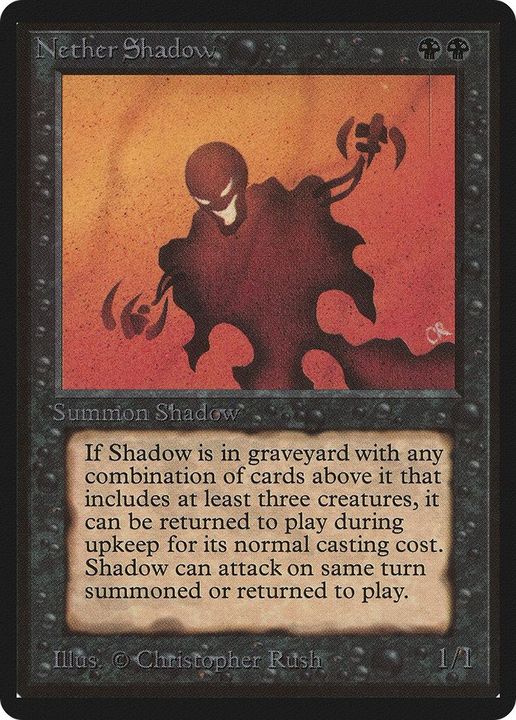 Nether Shadow in the group Magic the Gathering / Types / Colors / Black at Proxyprinters.com (20653)