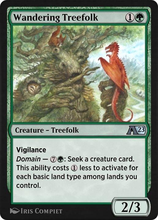 Wandering Treefolk in the group Magic the Gathering / Types / Colors / Green at Proxyprinters.com (20668)