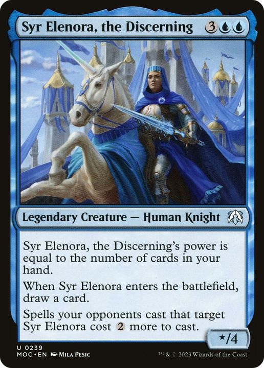 Syr Elenora, the Discerning in the group Magic the Gathering / Types / Creatures / Human at Proxyprinters.com (20685)