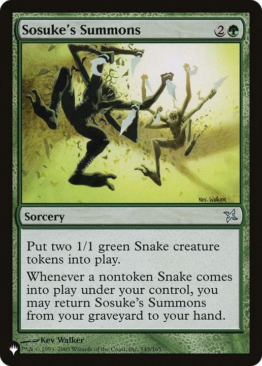 Sosuke's Summons in the group Magic the Gathering / Types / Colors / Green at Proxyprinters.com (20689)