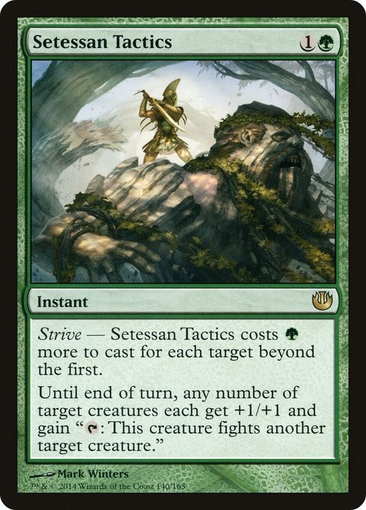 Setessan Tactics in the group Magic the Gathering / Types / Colors / Green at Proxyprinters.com (20695)