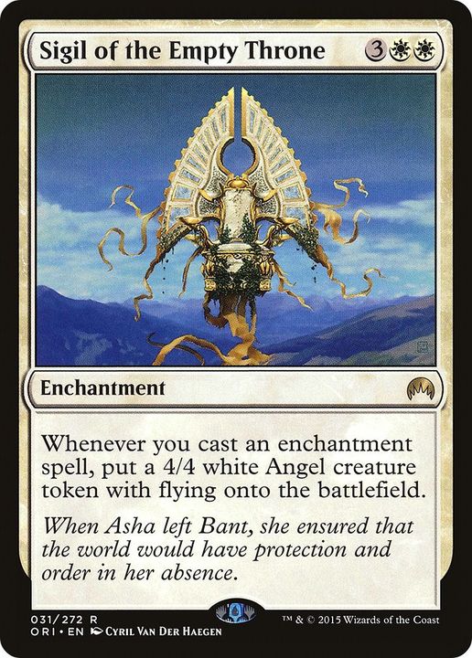 Sigil of the Empty Throne in the group Magic the Gathering / Types / Enchantment / Enchantment at Proxyprinters.com (20727)