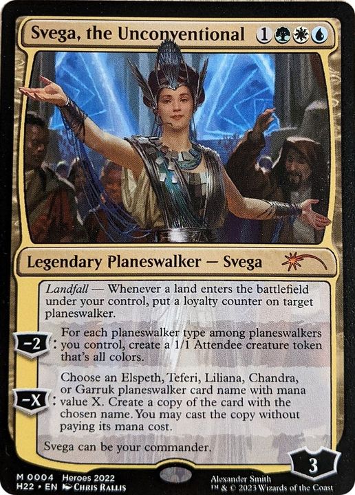 Svega, the Unconventional in the group Magic the Gathering / Sets / 2022 Heroes of the Realm at Proxyprinters.com (2074)