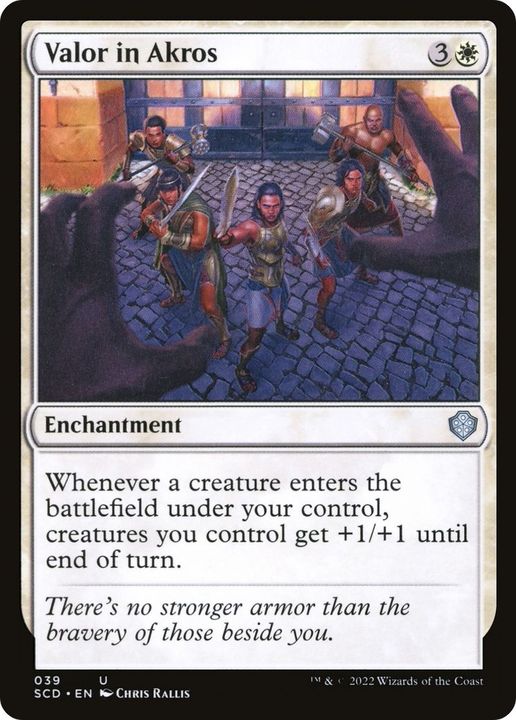 Valor in Akros in the group Magic the Gathering / Types / Enchantment / Enchantment at Proxyprinters.com (20740)