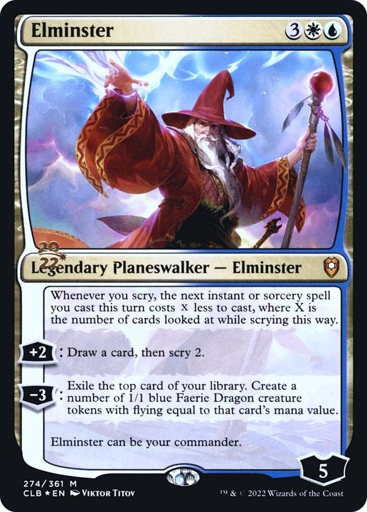 Elminster in the group Magic the Gathering / Types / Colors / Multicolors / U, W at Proxyprinters.com (20745)