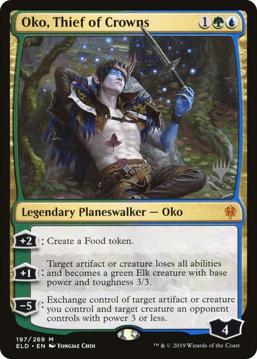 Oko, Thief of Crowns in the group Magic the Gathering / Types / Colors / Multicolors / G, U at Proxyprinters.com (2076)