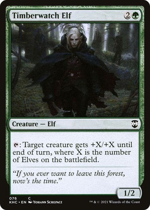 Timberwatch Elf in the group Magic the Gathering / Sets / Kaldheim Commander at Proxyprinters.com (20764)