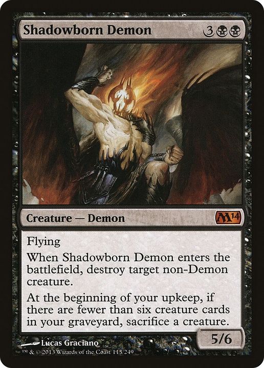 Shadowborn Demon in the group Magic the Gathering / Sets / Magic 2015 at Proxyprinters.com (20775)