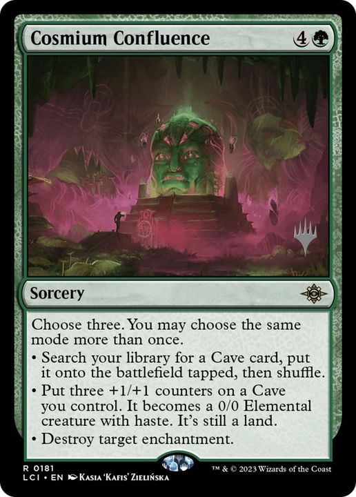 Cosmium Confluence in the group Magic the Gathering / Types / Colors / Green at Proxyprinters.com (20786)