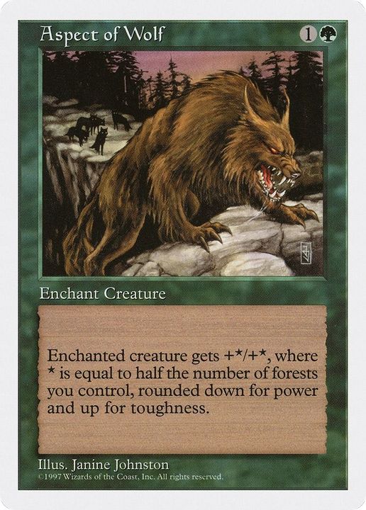 Aspect of Wolf in the group Magic the Gathering / Types / Colors / Green at Proxyprinters.com (20822)