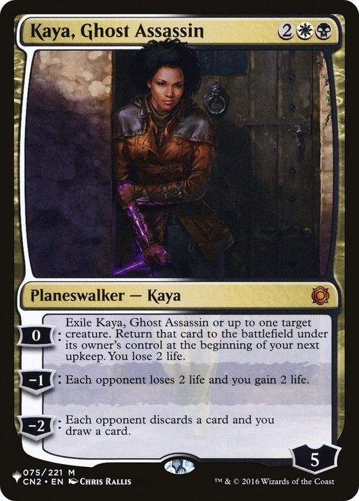 Kaya, Ghost Assassin in the group Magic the Gathering / Sets / The List at Proxyprinters.com (20830)